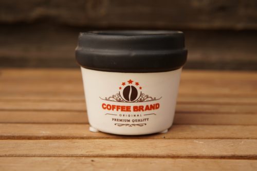 white coffee brand planter