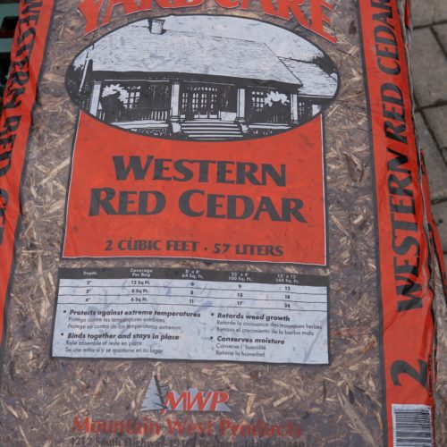 Western Red Cedar mulch
