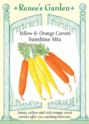 Sunshine carrot seed pack