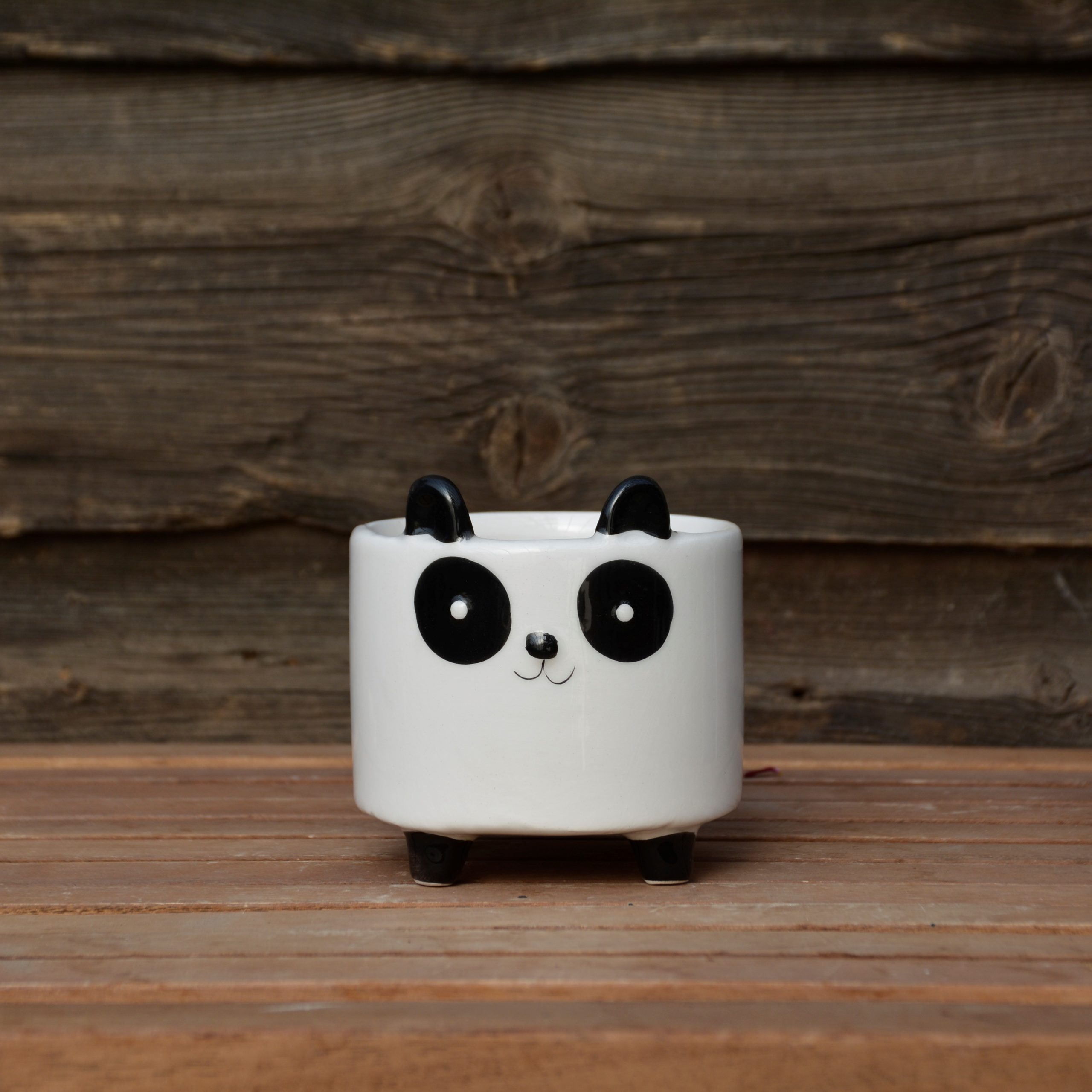 Panda on Legs Pot