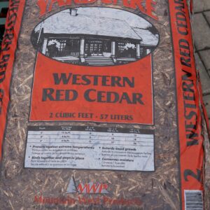 Western Red Cedar Mulch -2 cubic ft.