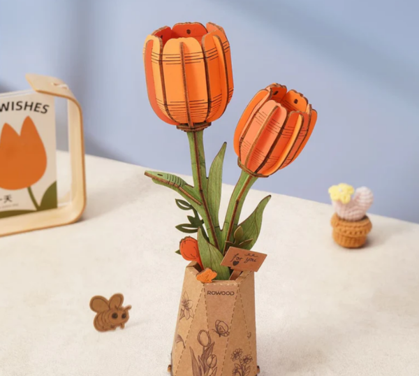 Rowood 3D DIY Tulip Puzzle