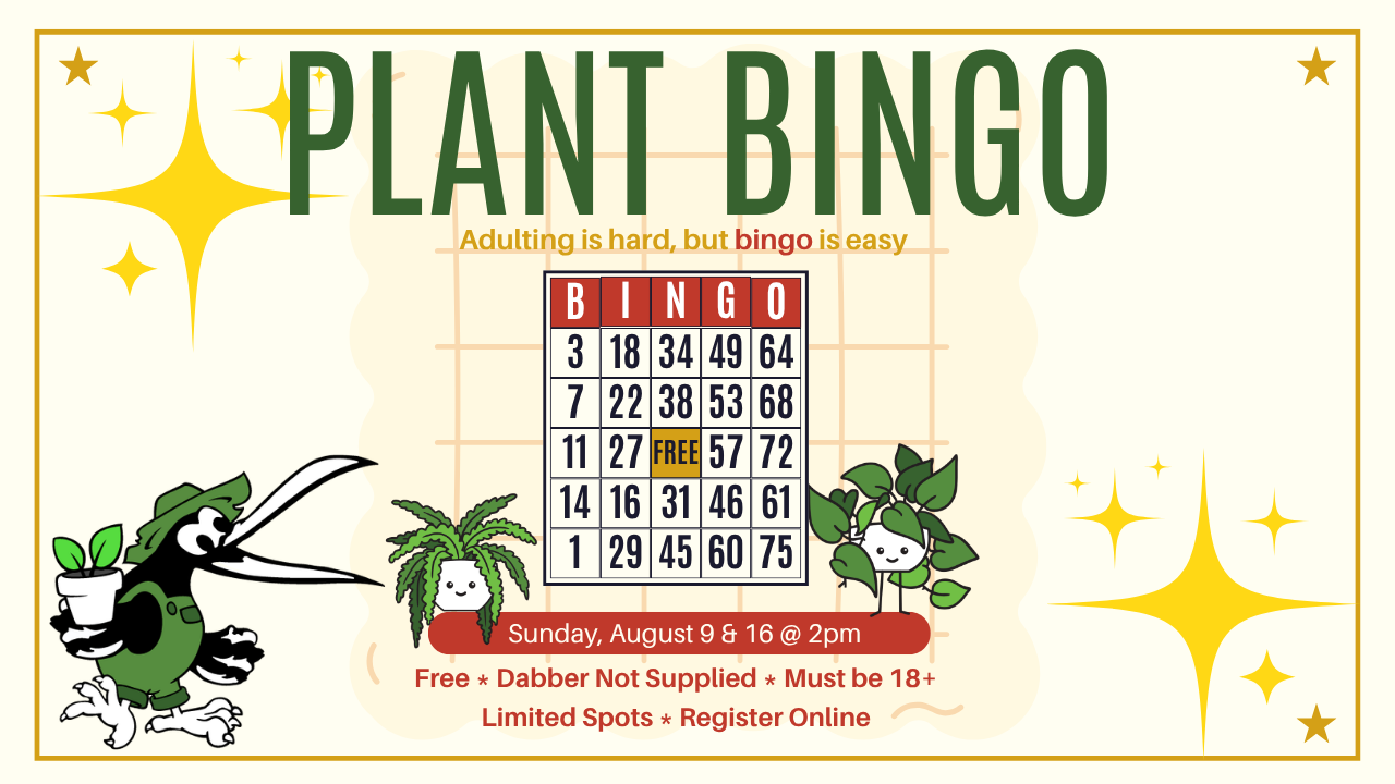 Plant Bingo Banner